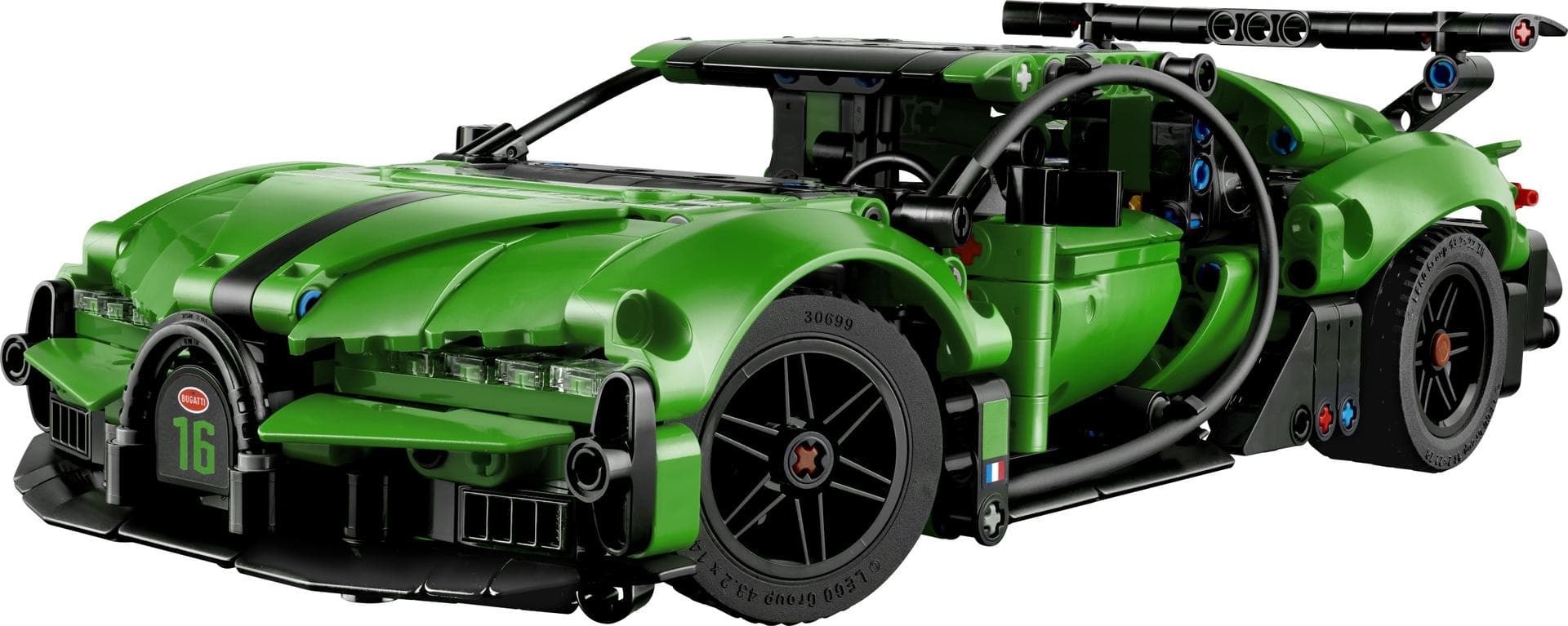 Green Bugatti Chiron Pur Sport Hypercar