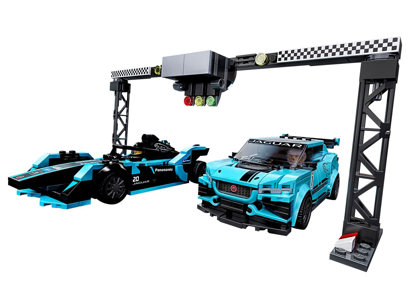 Formula E Panasonic Jaguar Racing GEN2 car & Jaguar I-PACE eTROPHY